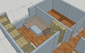 Dobina 882 Obývák  A 3D 4